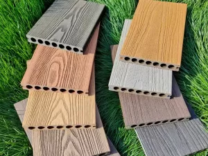 wood plastic composite cladding 3d