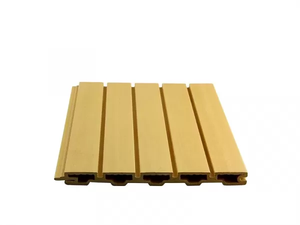 yellow 160x22mm wood plastic composite (wpc) hollow decking (normal)