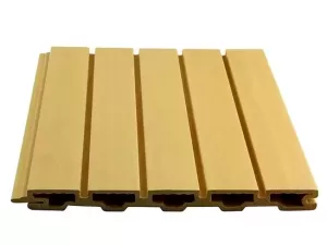 yellow 160x22mm wood plastic composite (wpc) hollow decking (normal)